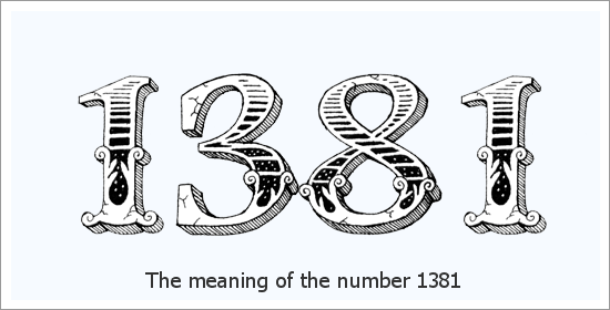 १३८१ एंजेल नंबर आध्यात्मिक अर्थ