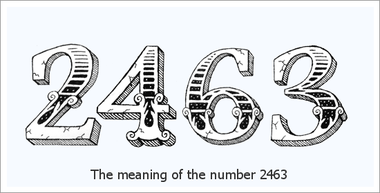 Significado espiritual do número do anjo 2463