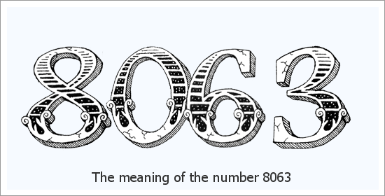 8063 Significado espiritual do número do anjo