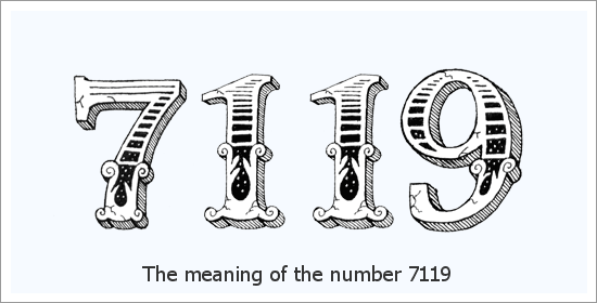 Significado espiritual do número do anjo 7119