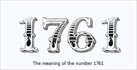1761 משמעות רוחנית מספר רוחני