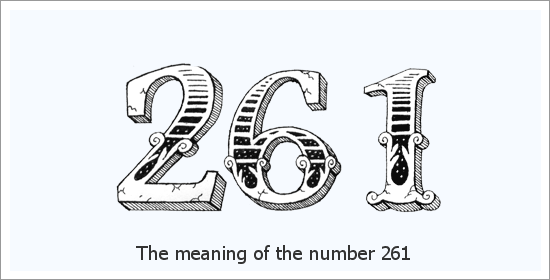 261 Significat espiritual del número d'àngel