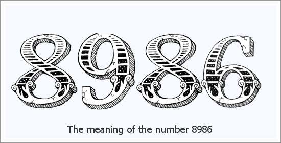 8986 천사 번호 영적 의미