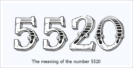 Significado espiritual do número do anjo 5520