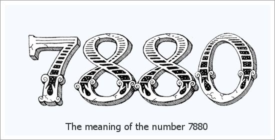 7880 천사 번호 영적 의미