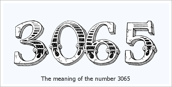 Significado espiritual do número do anjo 3065