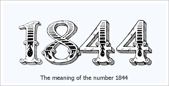 1844 Broj anđela Duhovno značenje