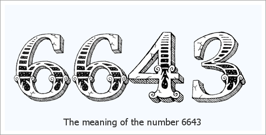 6643 Eņģeļa skaitļa garīgā nozīme