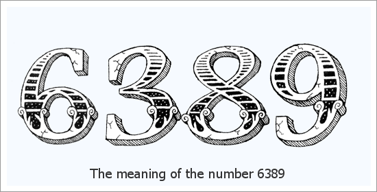 6389 Ангелски номер Духовно значение
