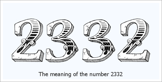 2332 천사 번호 영적 의미