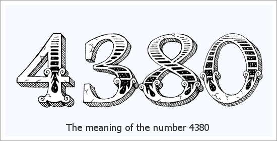 4380 Άγγελος Αριθμός Πνευματικό νόημα