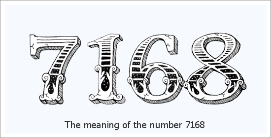7168 ఏంజెల్ సంఖ్య ఆధ్యాత్మిక అర్థం