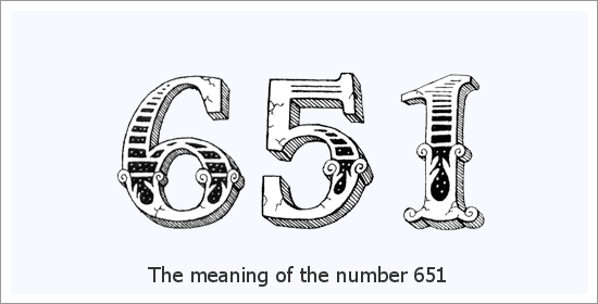 651 число ангела духовное значение