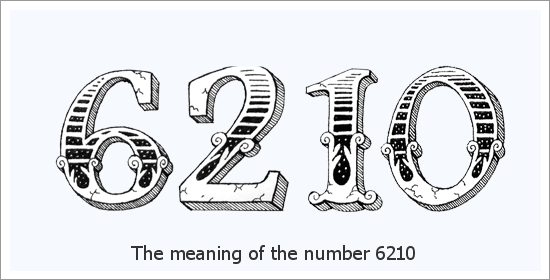 Significado espiritual do número do anjo 6210