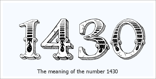 Significado espiritual do número do anjo 1430