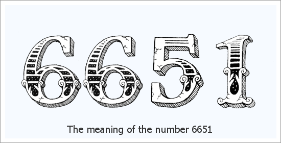 6651 ملاك رقم المعنى الروحي