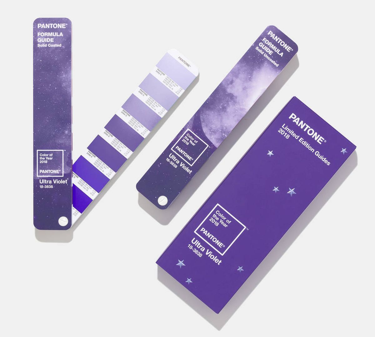 Kwitten Pantone hat Ultra Violet zur Farbe des Jahres 2018 gewählt.